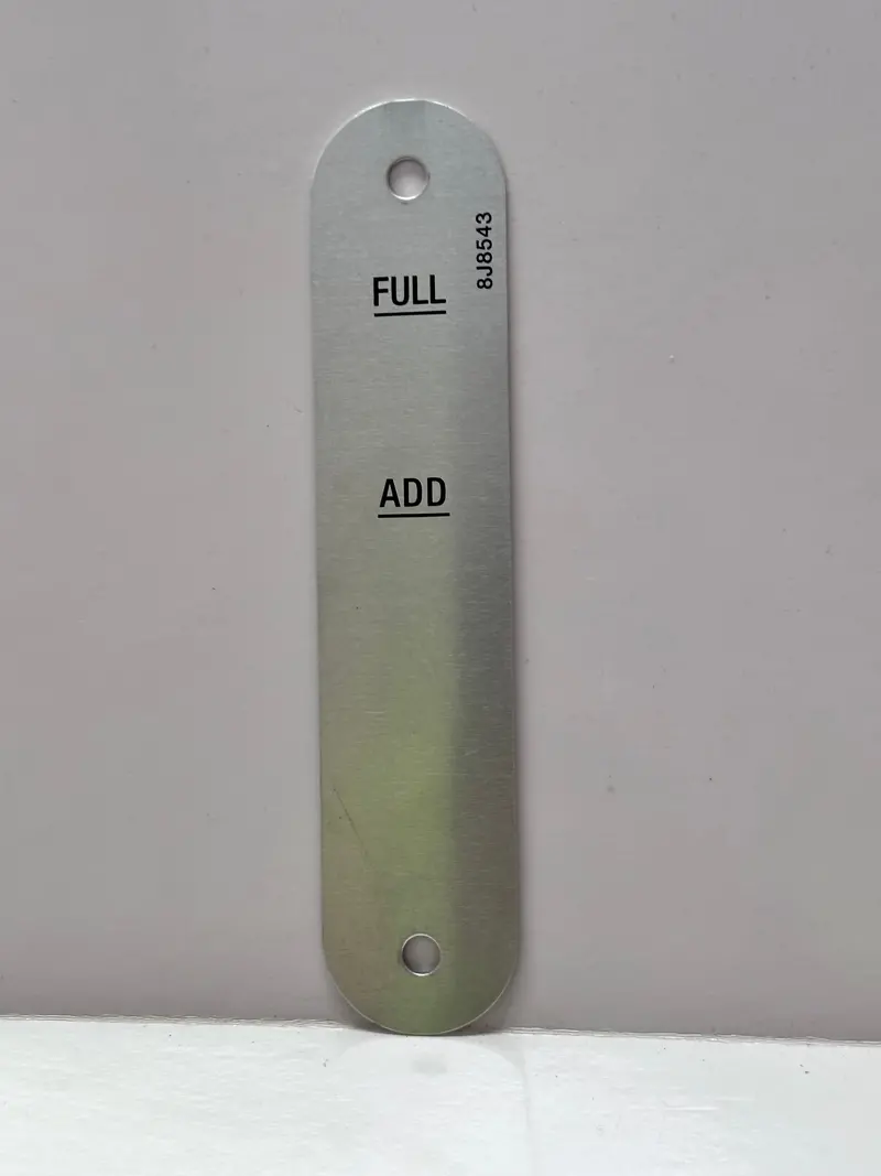 Caterpillar Cat 8J-8543 Plate - Indicator 2