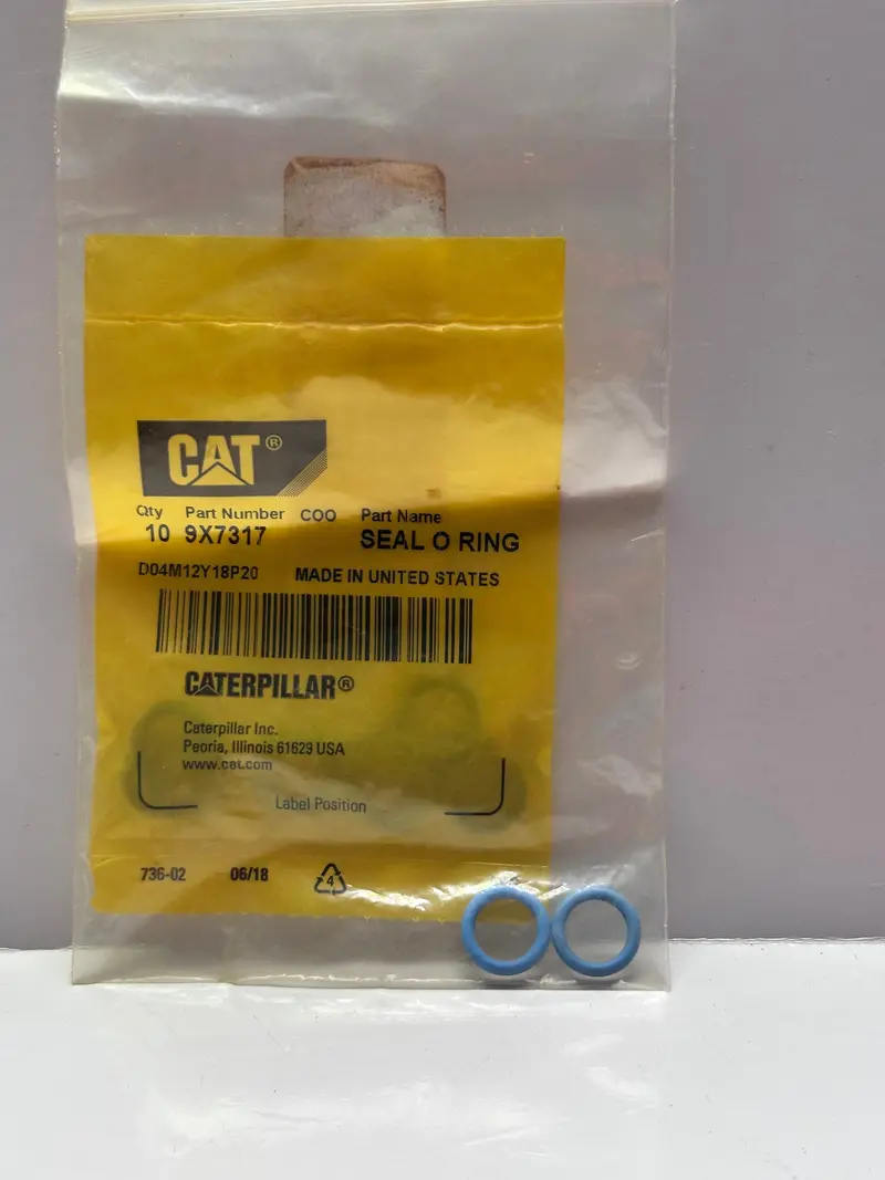 Caterpillar Cat 9X-7317 9.60Mm Fuel System Seal - Bag Of 12 1