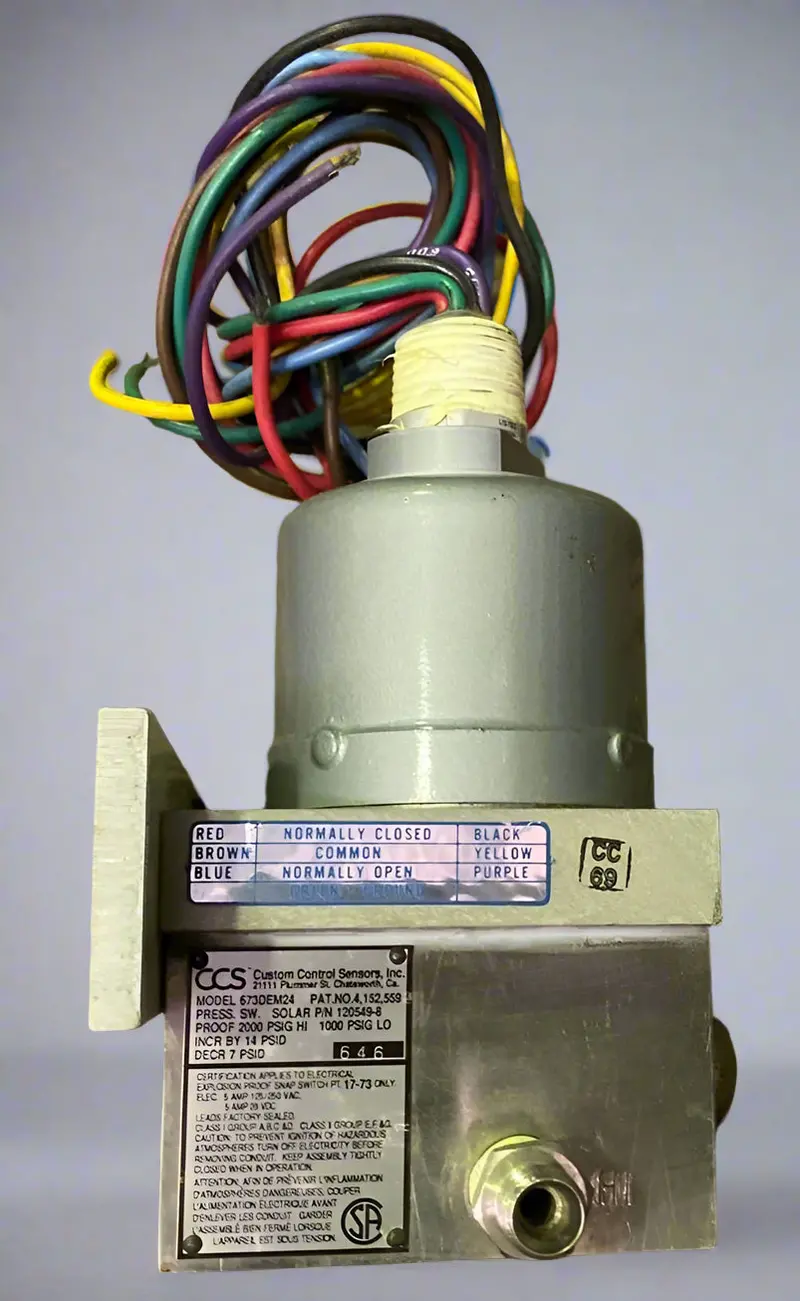 Ccs 673De M24 Hazardous Area Adjustable Pressure Switch 1