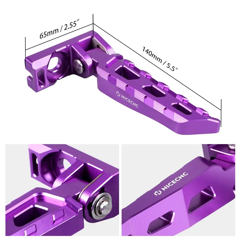 Chain Tensioner Adjuster Blocks & Rear Stunt Pegs For Surron Light Bee X/ S/ L1e Segway X160 X260 6