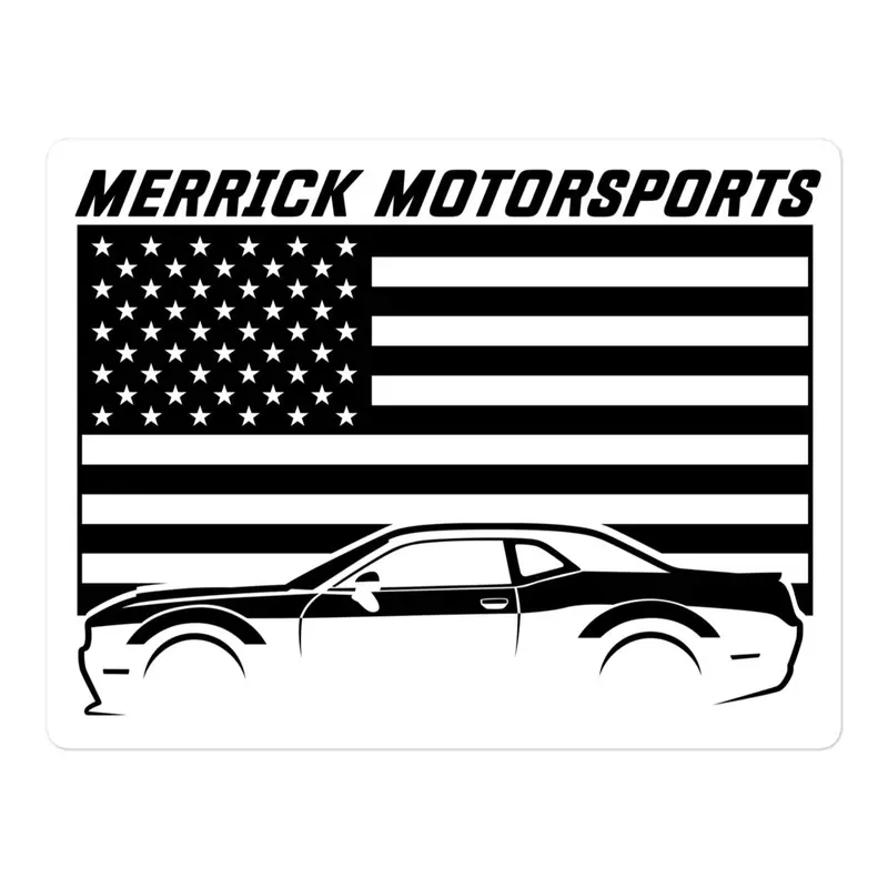 Challenger Merrick Motorsports Sticker 3