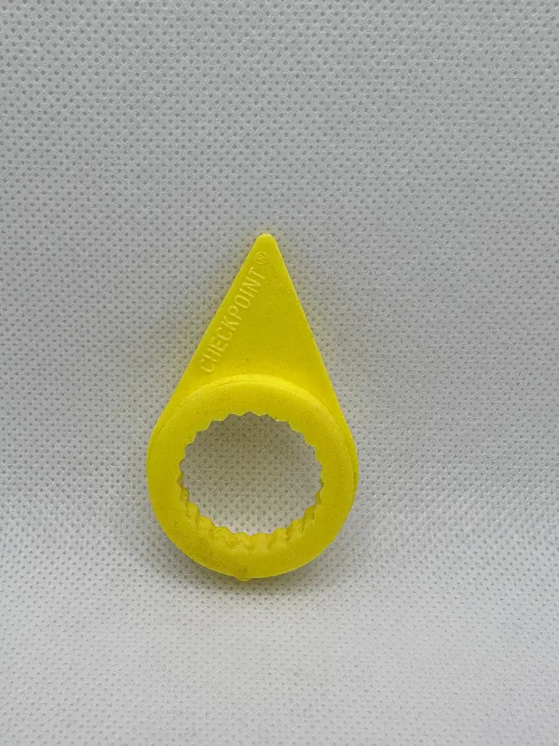 Checkpoint Size 22 Wheel Nut Indicator ( Yellow ) - Bag Of 6 1