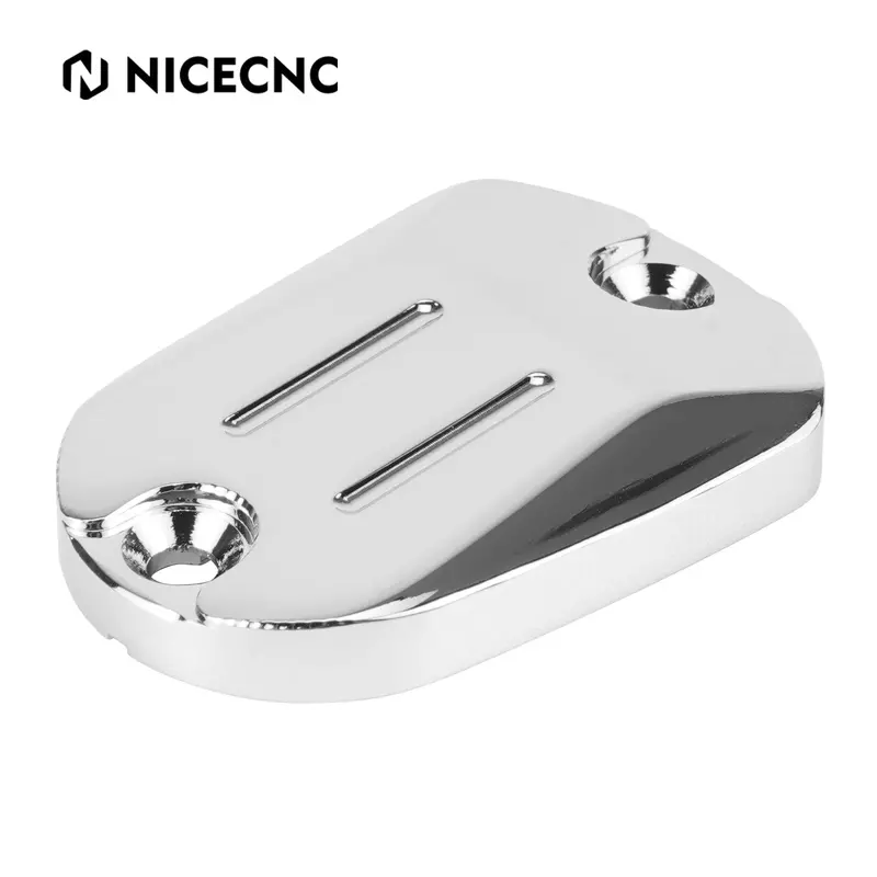Chrome Rear Brake Reservoir Cap Cover For Harley Sportster 1200 Iron 883 Xl 1