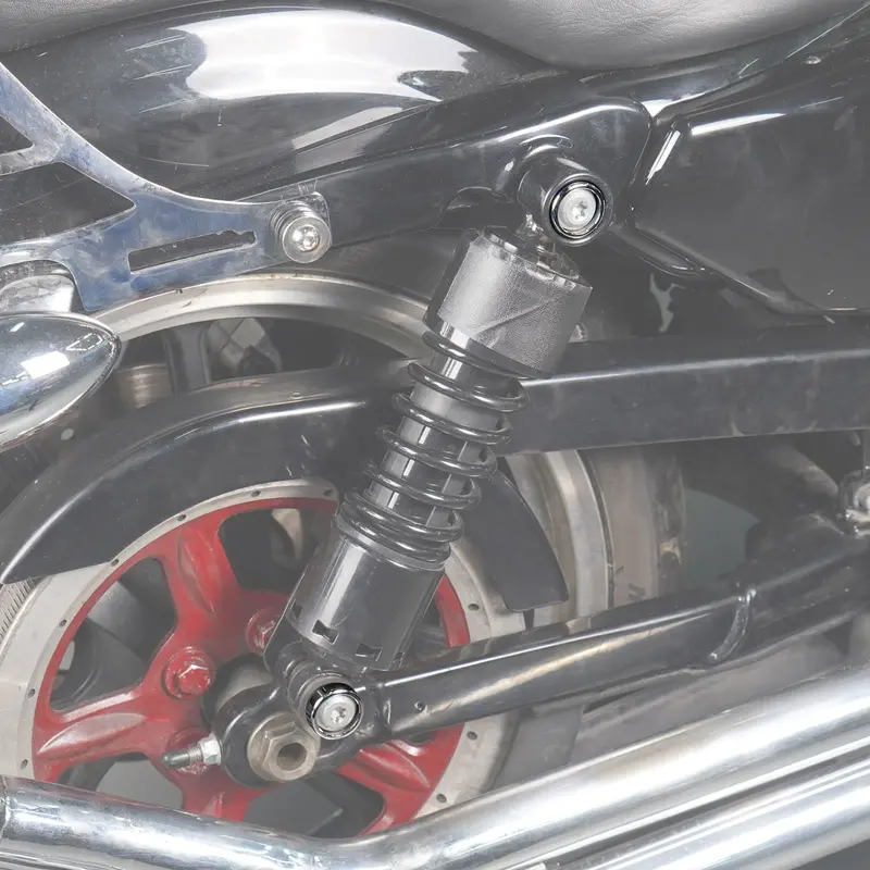 Chrome Shock Absorber Bracket Trim Rings For Harley Sportster 1200 883 48 72 Xl 2