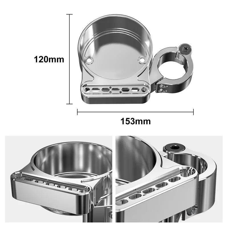 Chrome Speedo Indicator Lights Relocation Kit For Harley Sportster 1200 883 48 Xl 2