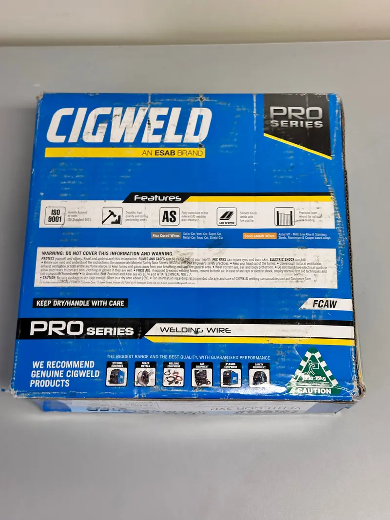 Cigweld 72021 Verticor 3Xp (E71t1/12-C/M H8) – Fcaw 1.6Mm Flux Core Welding Wire 1
