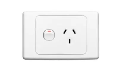 Clipsal 2015-We 10A Single Power Point - White 1