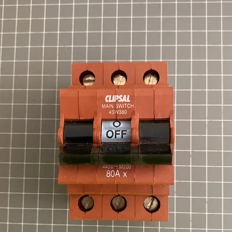 Clipsal 4Sw380 80A Mains Isolator 1