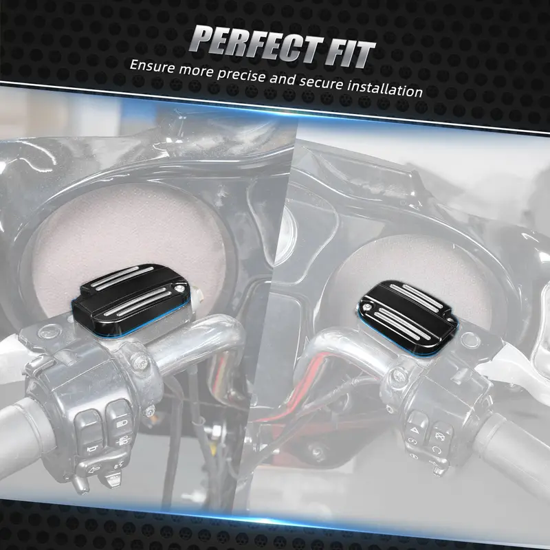 Clutch Brake Master Cylinder Reservoir Cover For Harley Road King Electra Street Glide 4