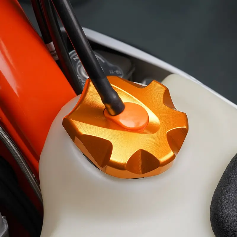 Cnc Fuel Tank Cap Cover For Ktm 350 500 Exc-F 2014-2023 4
