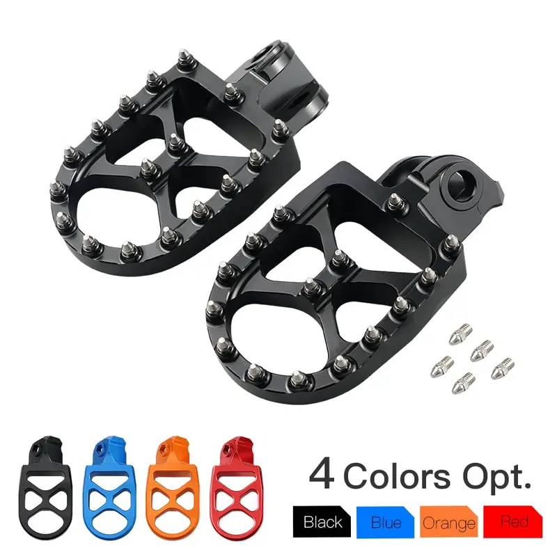 Cnc Wide Forged Foot Pegs For Ktm Beta Husqvarna 1