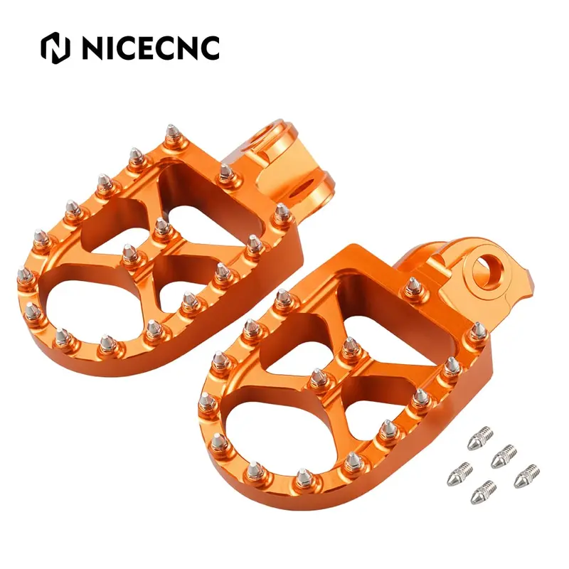 Cnc Wide Forged Foot Pegs For Ktm Beta Husqvarna 3
