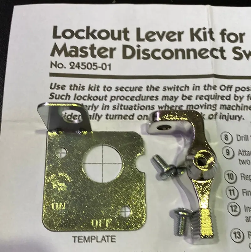 Cole Hersee 24505-01 Lockout Lever Kit For Master Disconnect Switch 1