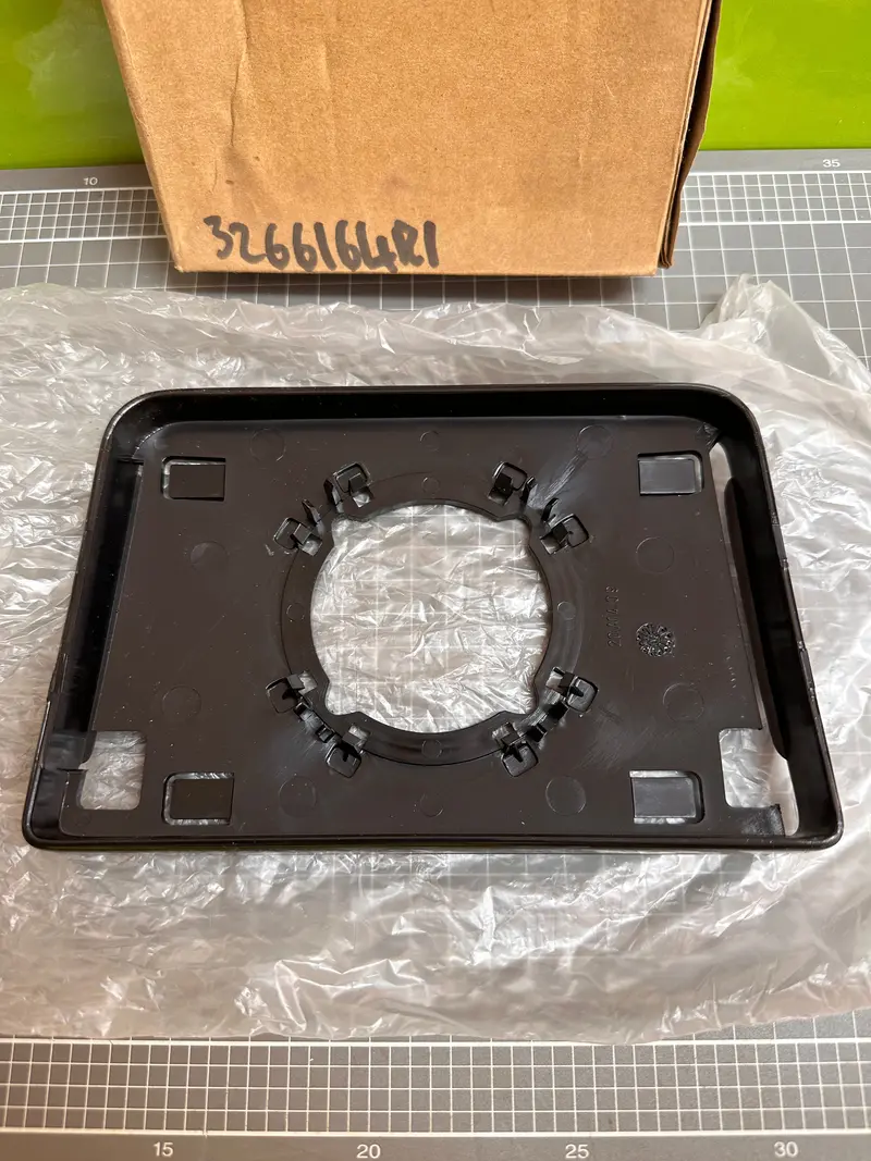 Convex Mirror Cover For 19" Mirror 20A1409, Black 1