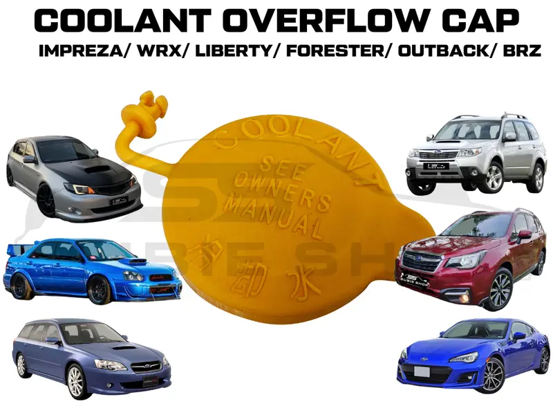 Coolant Overflow Bottle Reservoir Water Tank Cap Lid For Subaru Impreza Forester 1