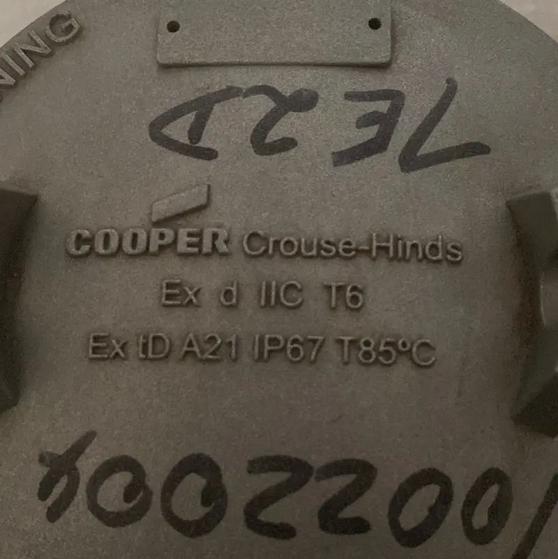 Cooper Crouse-Hinds Kema 09Atex0110 X Explosion Proof Junction/Terminal Box 2