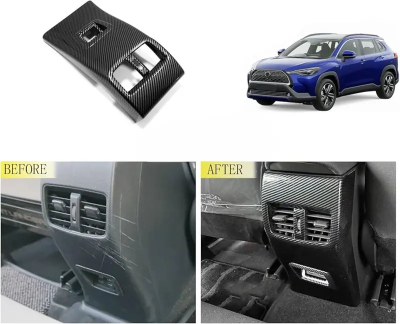 Corolla Cross Ac Vent Cover (Carbon Fiber) 1
