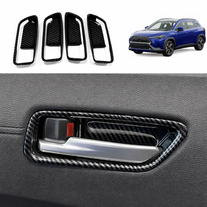 Corolla Cross Door Handle Cover (Carbon Fiber) 1