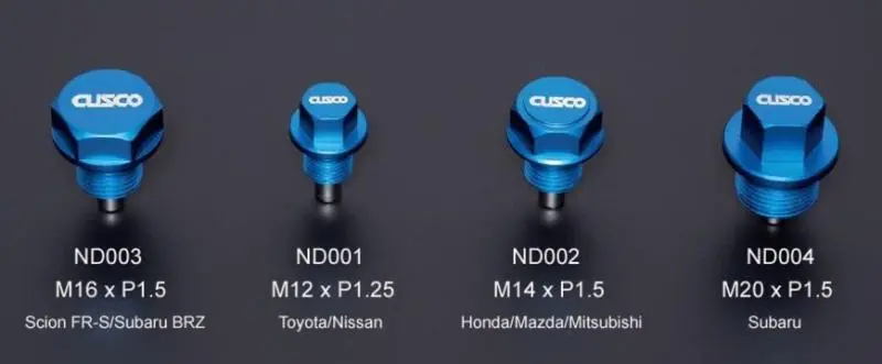 Cusco Neodymium Magnetic Drain Bolt - Subaru Brz 2013+ / Toyota Gr86 2022+ 1