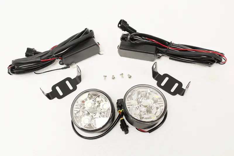 Defender 90 110 & 130 Skeleton Led Straight Non Winch Bumper Replacement Lights - Tf056l 1