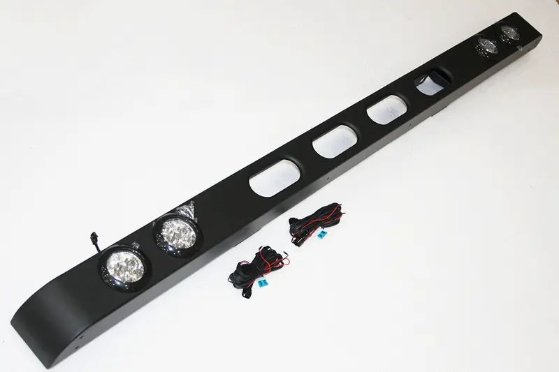 Defender 90 110 & 130 Skeleton Led Straight Non Winch Bumper - Tf056 1