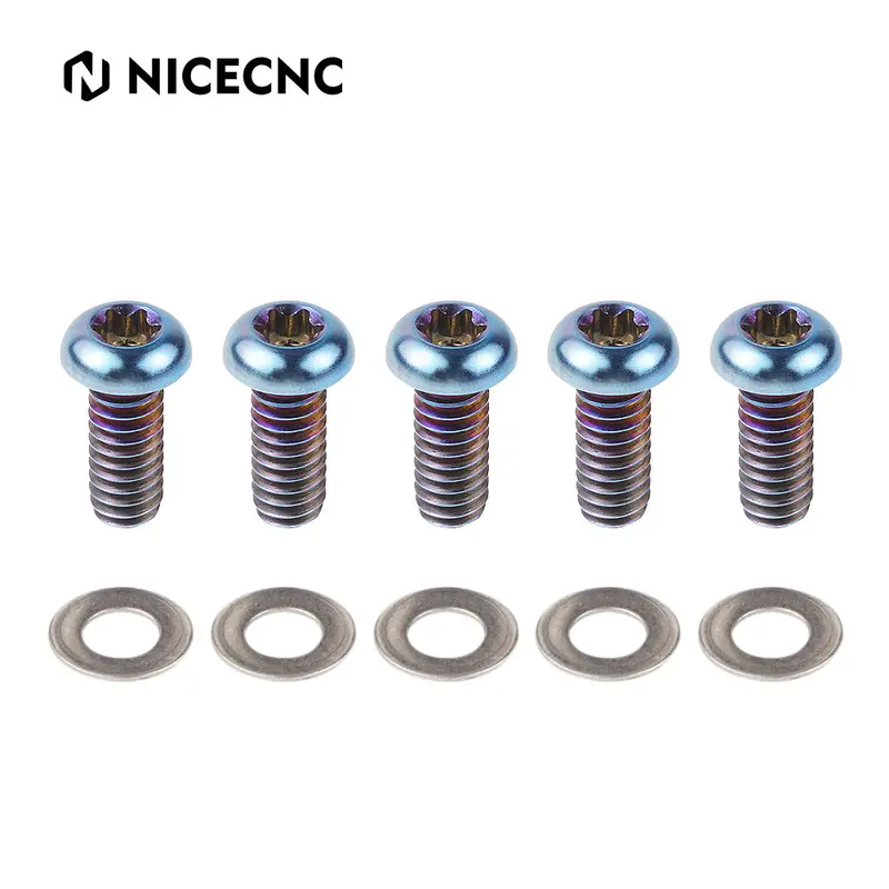 Derby Clutch Cover Screws Bolts For Harley Dyna Fat Street Bob Low Rider Super Glide 1