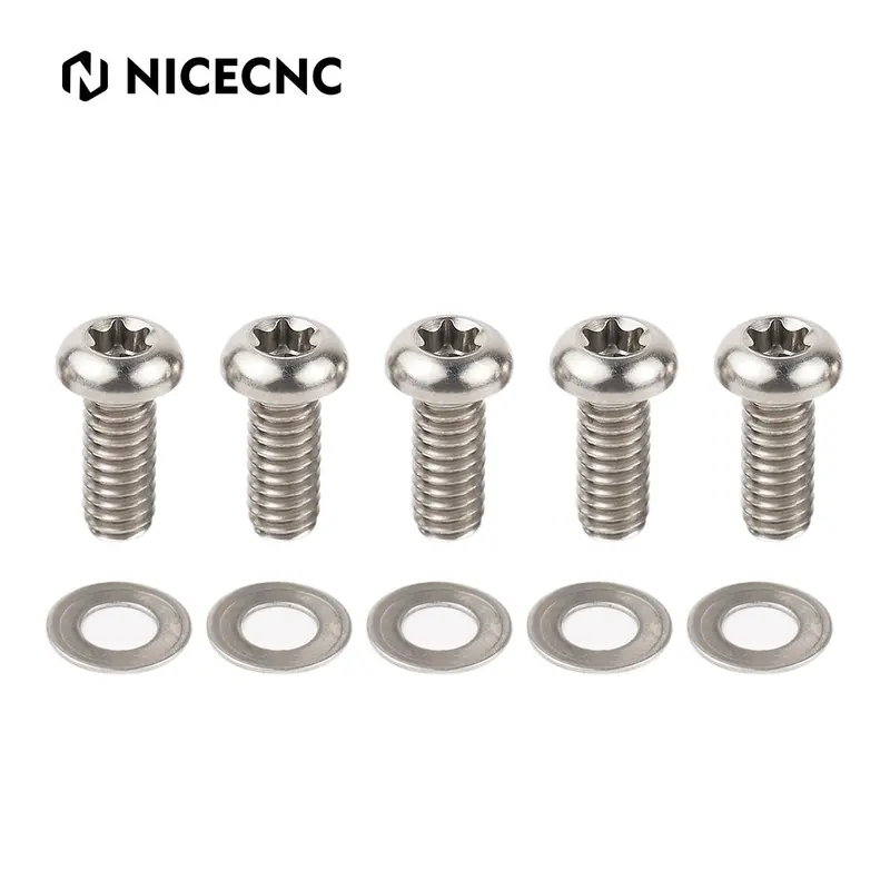 Derby Clutch Cover Screws Bolts For Harley Dyna Fat Street Bob Low Rider Super Glide 2