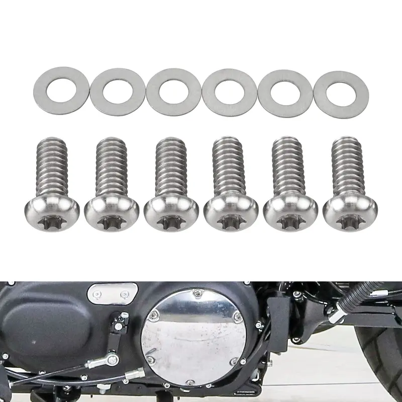 Derby Cover Screws Bolts Kit For Harley Sportster 1200 72 48 Xl Iron 883 1