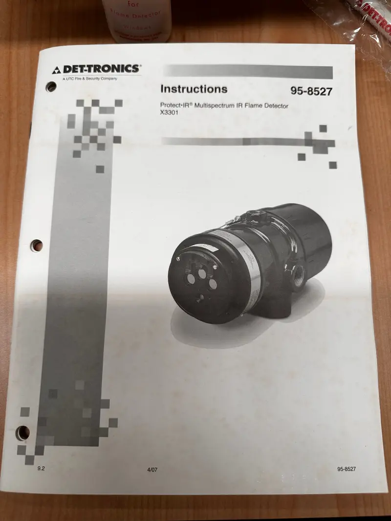 Det-Tronics X3301s4m13w2 / X3301 Multispectrum Infrared Flame Detector 2