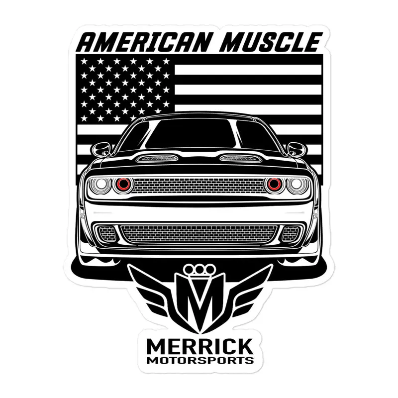 Dodge Challenger American Muscle Sticker 3