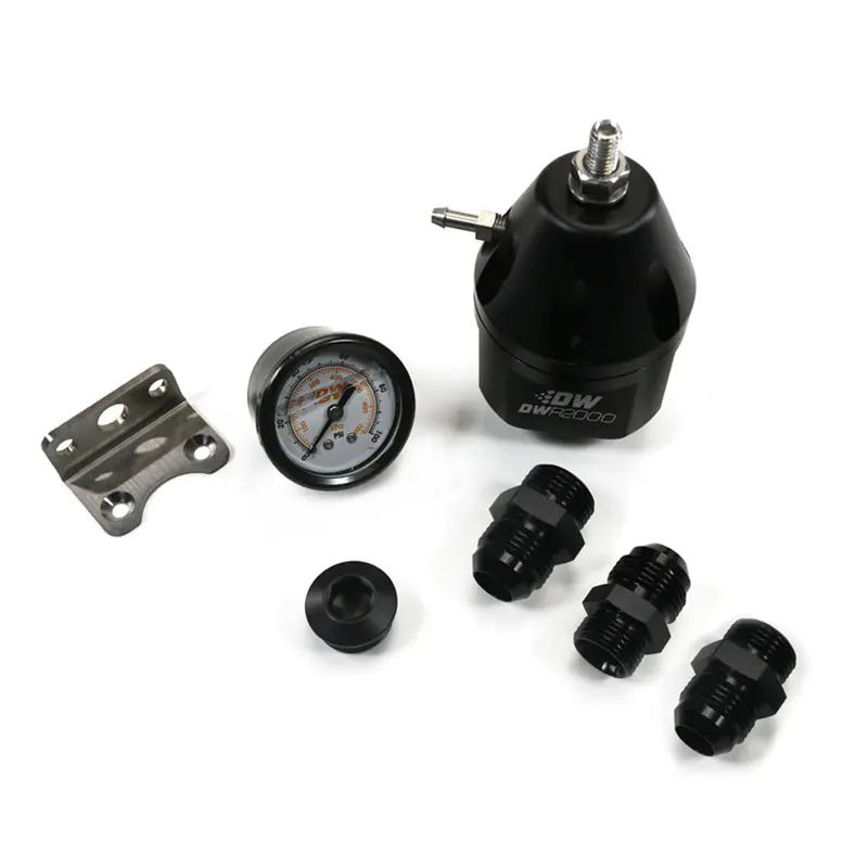 Dwr2000 Afpr + Pressure Gauge + 10An Fittings, Anodized Black 1