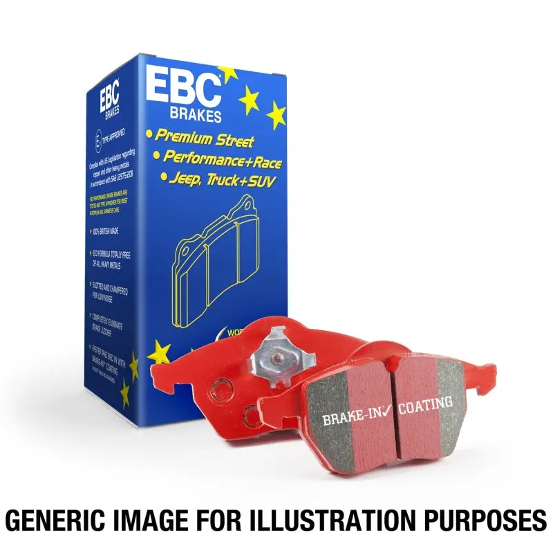 Ebc Redstuff Rear Brake Pads 2000-2005 Toyota Mr2 Spyder 1