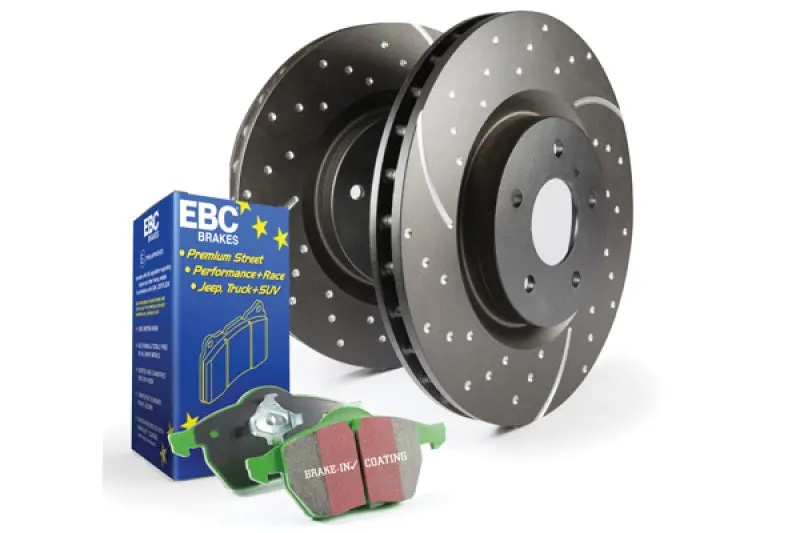 Ebc S10 Greenstuff Gd Rotors 2001-2005 Lexus Is300 - Front Brake Kit With Rotors 1