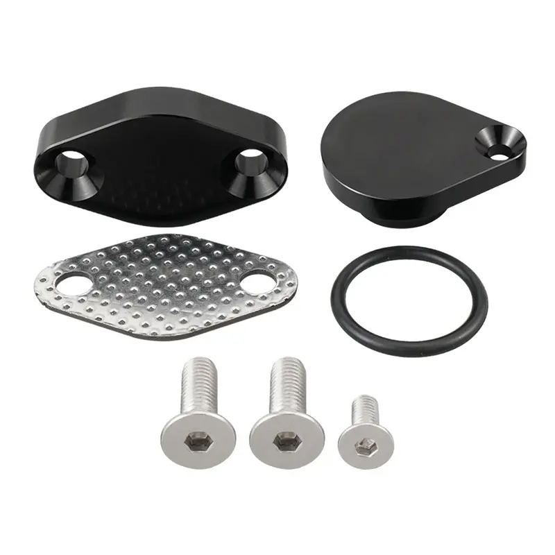 Egr Delete Kit Intake Exhaust Block Off Plate For Ls Lsx 4.8L 5.3L 6.0L Duramax Silverado 2500 3500 1