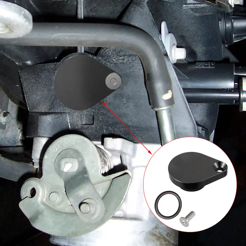 Egr Delete Kit Intake Exhaust Block Off Plate For Ls Lsx 4.8L 5.3L 6.0L Duramax Silverado 2500 3500 2