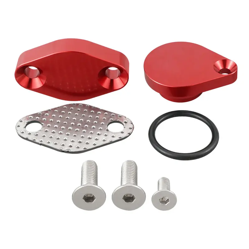 Egr Delete Kit Intake Exhaust Block Off Plate For Ls Lsx 4.8L 5.3L 6.0L Duramax Silverado 2500 3500 2