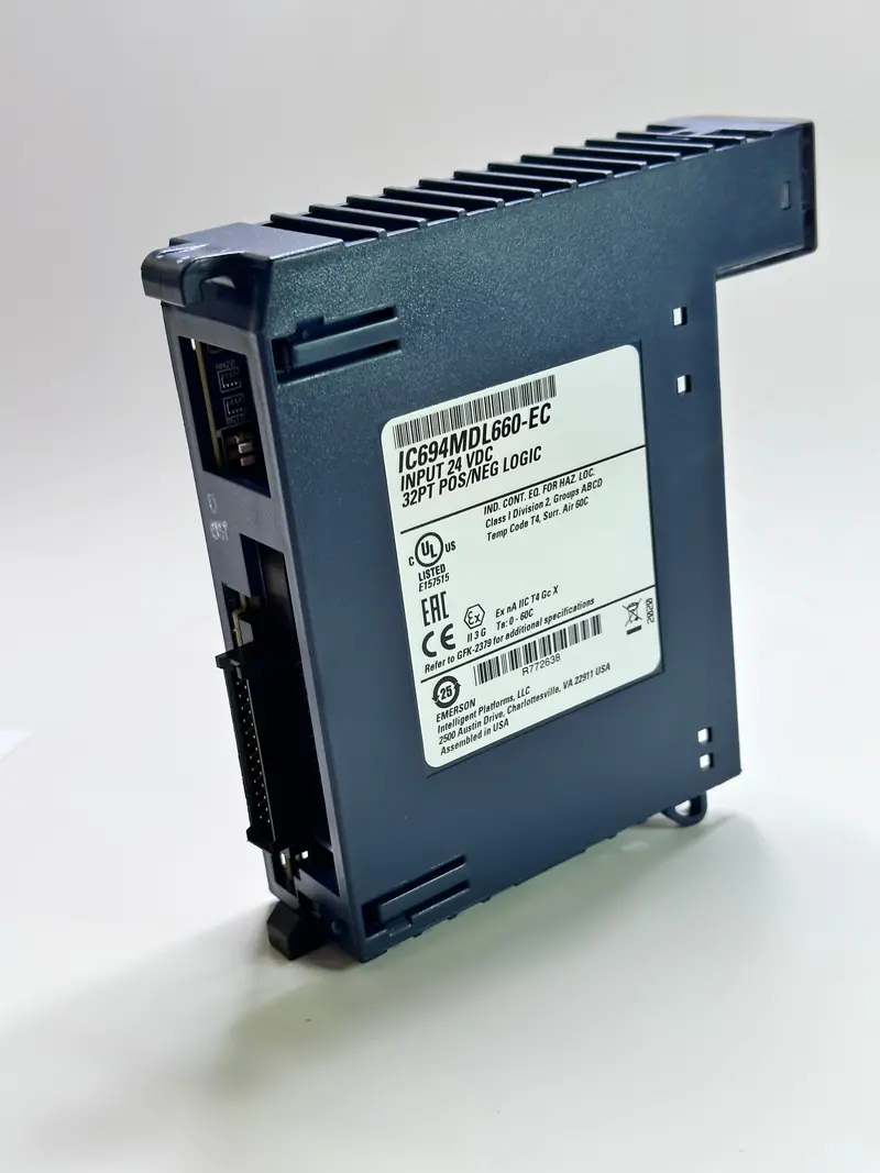 Emerson Ic694mdl660-Ec Logic Input Module, 24Vdc 1