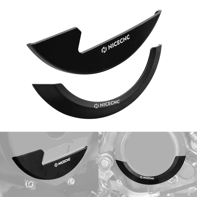 Engine Clutch Cover + Ignition Guard Kit For Husqvarna 701 Enduro Sm Vitpilen 16-25 1