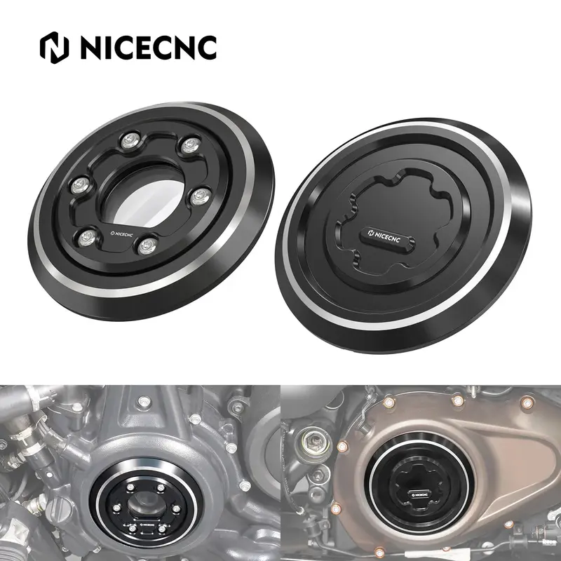 Engine Clutch Derby Cover Insert For Harley Sportster S 1250 Nightster 975 4