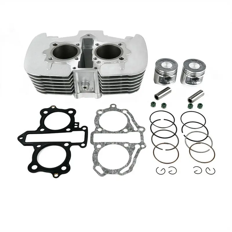 Engine Cylinder Assembly W/Pistons Gaskets For Honda Rebel 250 Cmx250c 1
