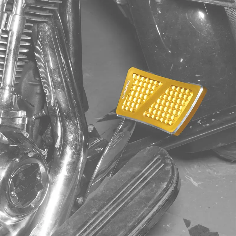 Enlarged Brake Pedal Extension Tip Peg For Harley Road King Electra Street Glide 3