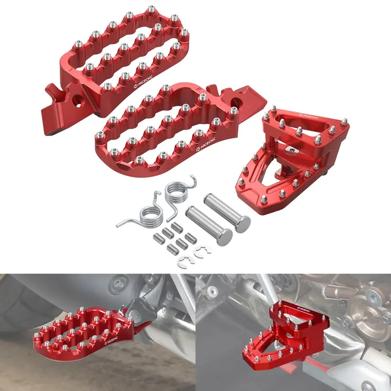 Enlarged Footpegs & Dual Control Brake Pedal Extender For Honda Africa Twin Crf 1100L 1
