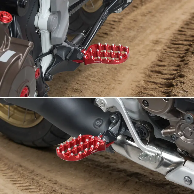 Enlarged Footpegs & Dual Control Brake Pedal Extender For Honda Africa Twin Crf 1100L 2