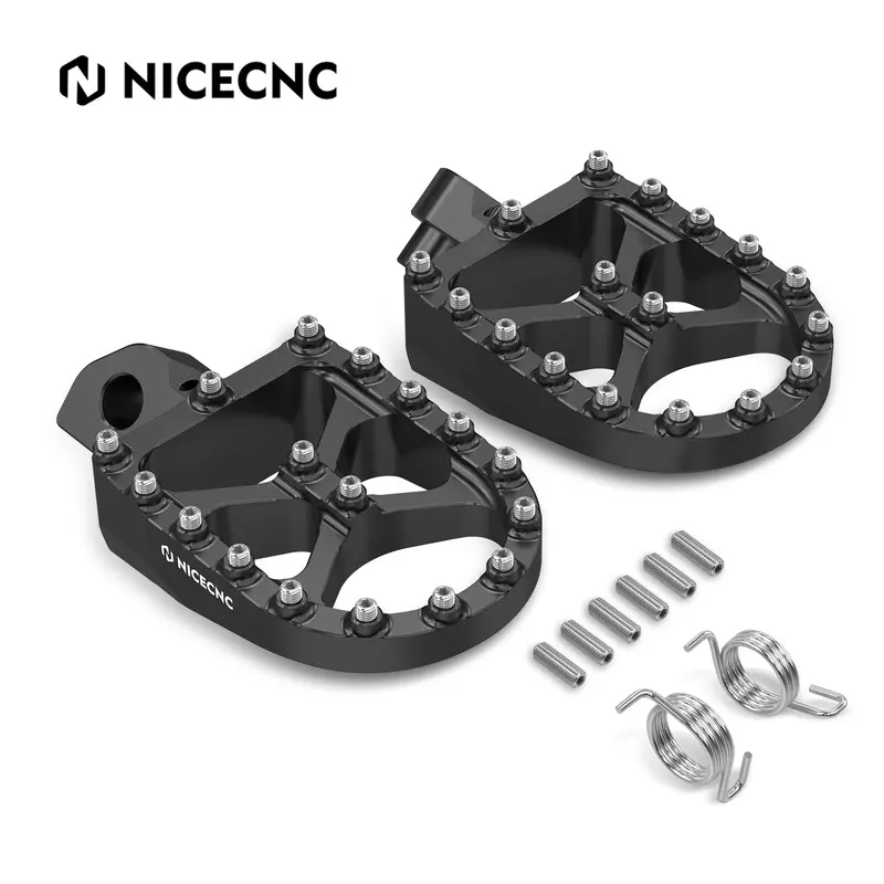Enlarged Forged Wide Foot Pegs Footrest Pedals For Suzuki Dr650 S / Se 1996-2024 1