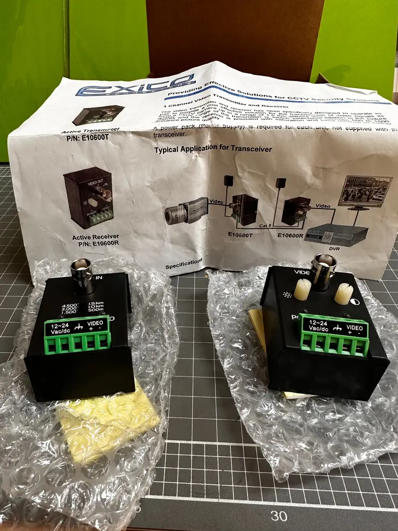 Eql E10600t/R Active Video Transceiver & Reciever 1