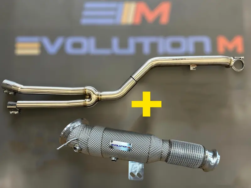 Evolution M | Bmw G2x M340i / M440i Stage 2 Package (Midpipe + Downpipe) 1