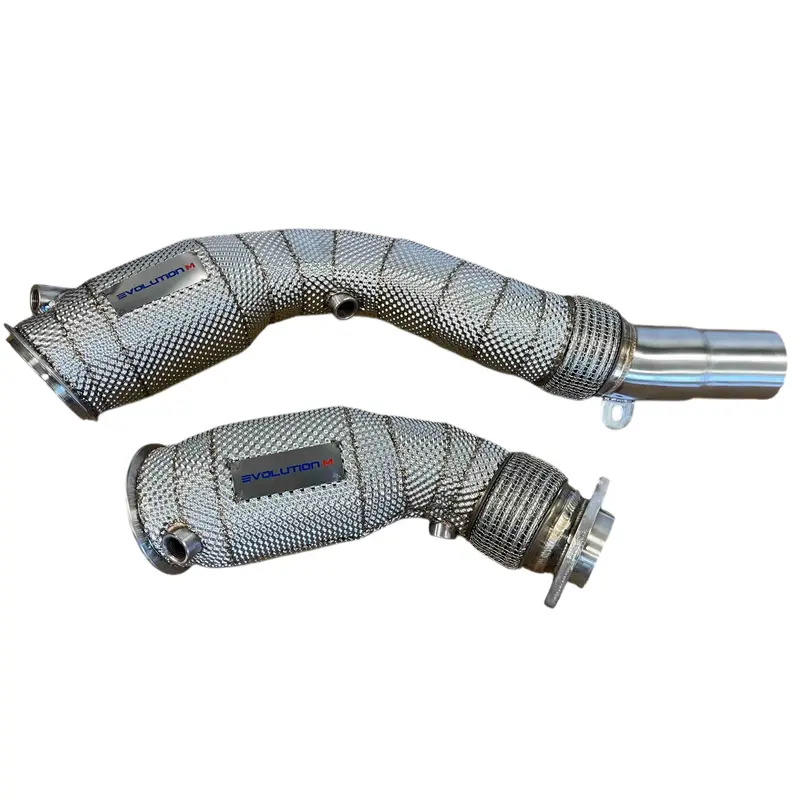 Evolution M | Bmw S55 F8x M2 Comp/M3/M4 Downpipes (Catless Or 200 Cell) 2