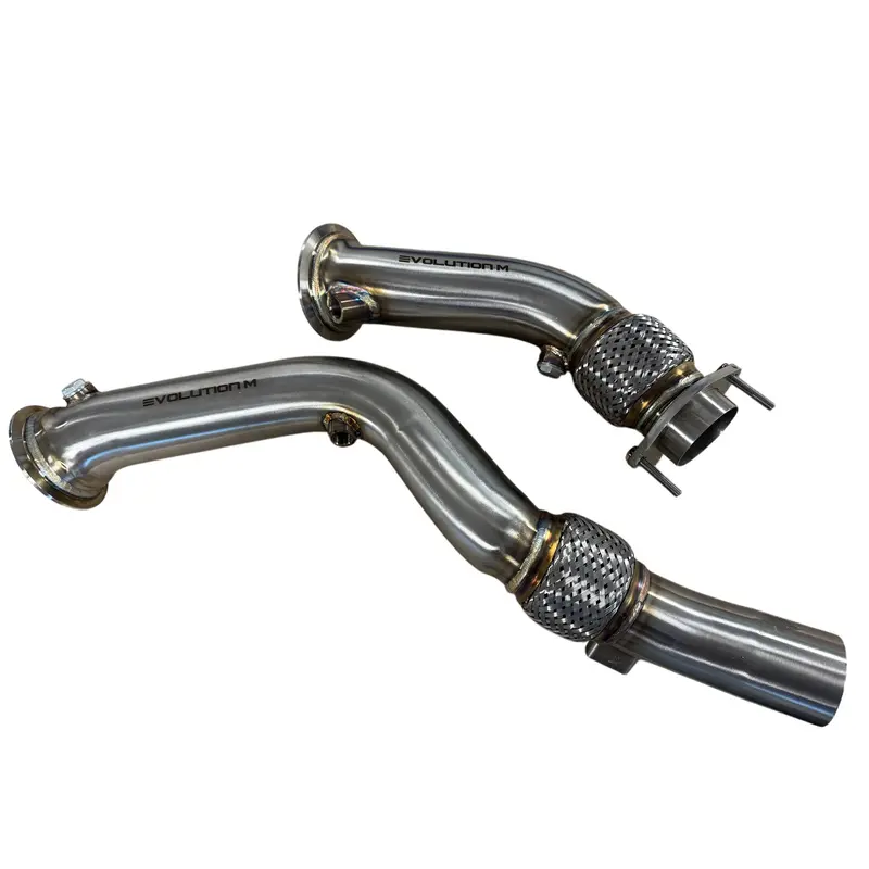 Evolution M | Bmw S55 F8x M2 Comp/M3/M4 Downpipes (Catless Or 200 Cell) 2