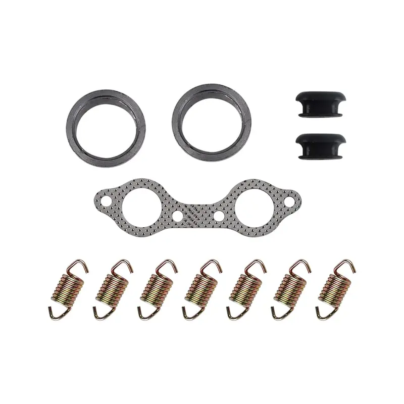 Exhaust Muffler Manifold Gasket Spring Seal Kit For Polaris Utv Rzr 800 Efi 2008 1