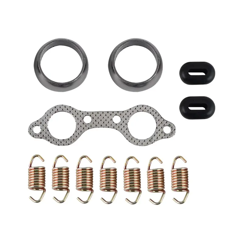 Exhaust Muffler Manifold Gasket Spring Seal Kit For Polaris Utv Rzr 800 Efi 2008 2